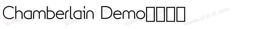 Chamberlain Demo字体转换